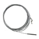 Accelerator cable for double intake and double carburation