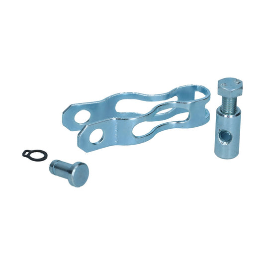 Mounting kit for heater cable to exchanger