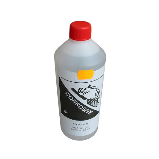 Battery acid, per litre