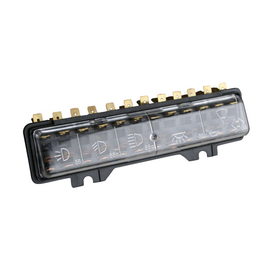 Fuse box, 12 fuses