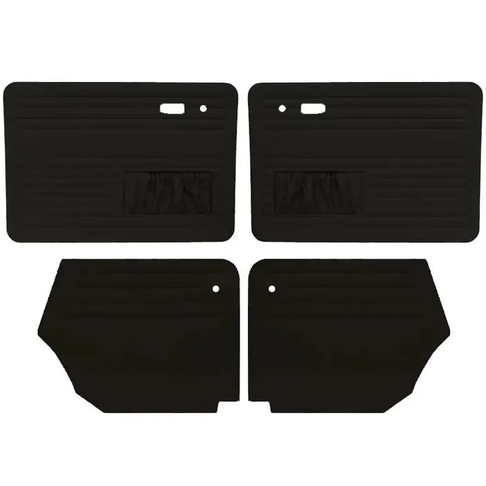 Door Card Set with Pockets in Single Colour Vinyl > Beetle Cabrio 1967-1972