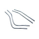 Brake fluid line, Reservoir to master cylinder, metal