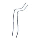 Brake fluid line, Reservoir to master cylinder, metal