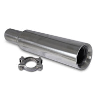 Exhaust pipe with bracket 'GT style' - Stainless Steel