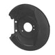Dust cover behind brake disc