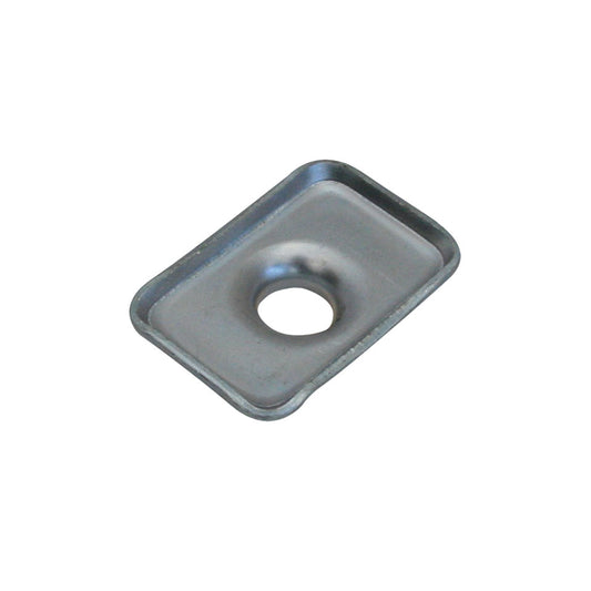 Fixing plate on front axle rubber/body