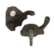 Lowered spindles, disc brakes, as pair