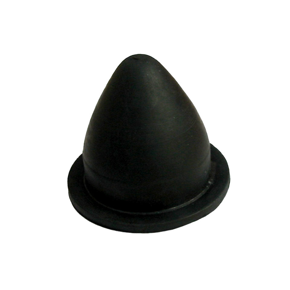 Rubber stop torsion arm lower/front, each
