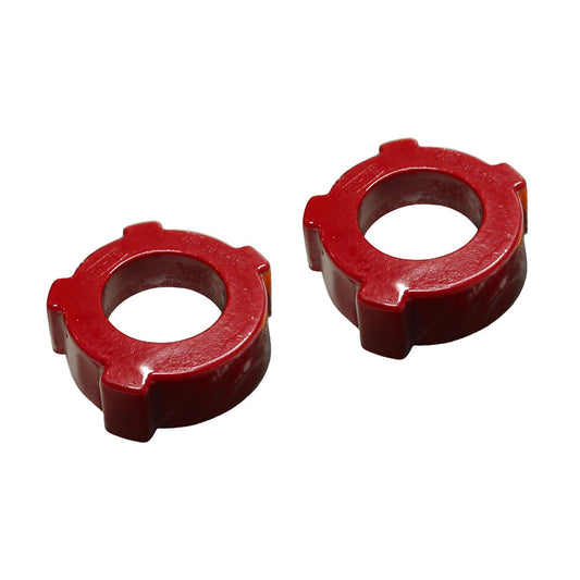 Urethane rings, inside, With 4 protuberances on the outside, for swing axles