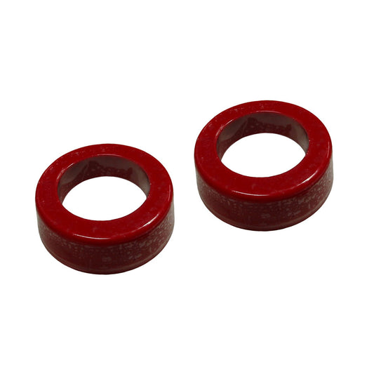 Urethane rings, inside, Smooth round on the outside, for IRS shafts.