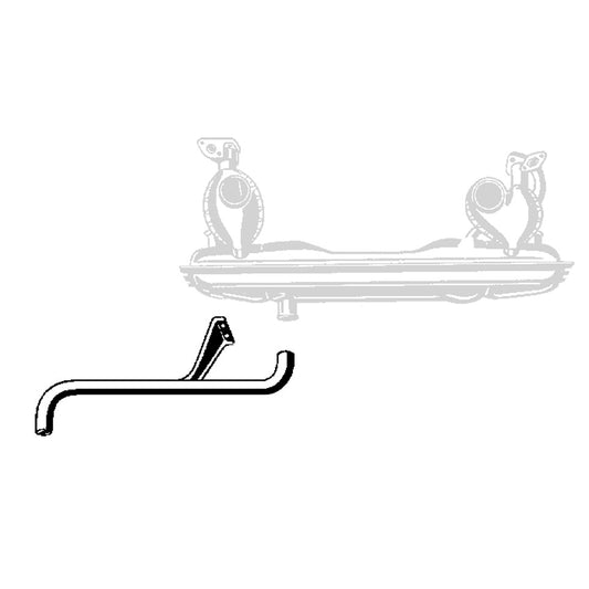 Exhaust pipe, for 1-piece exhaust pipe Bay Bus 08/76-07/79