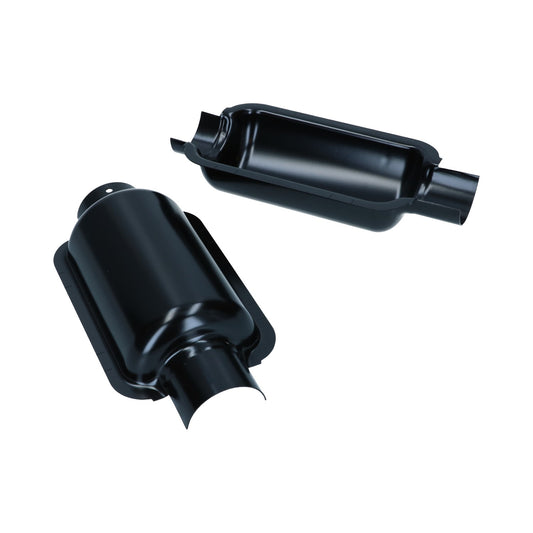 Heating pipe/damper under rear seat (2-pieces) Beetle -08/55-04/60
