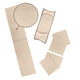 Heating tube insulation set