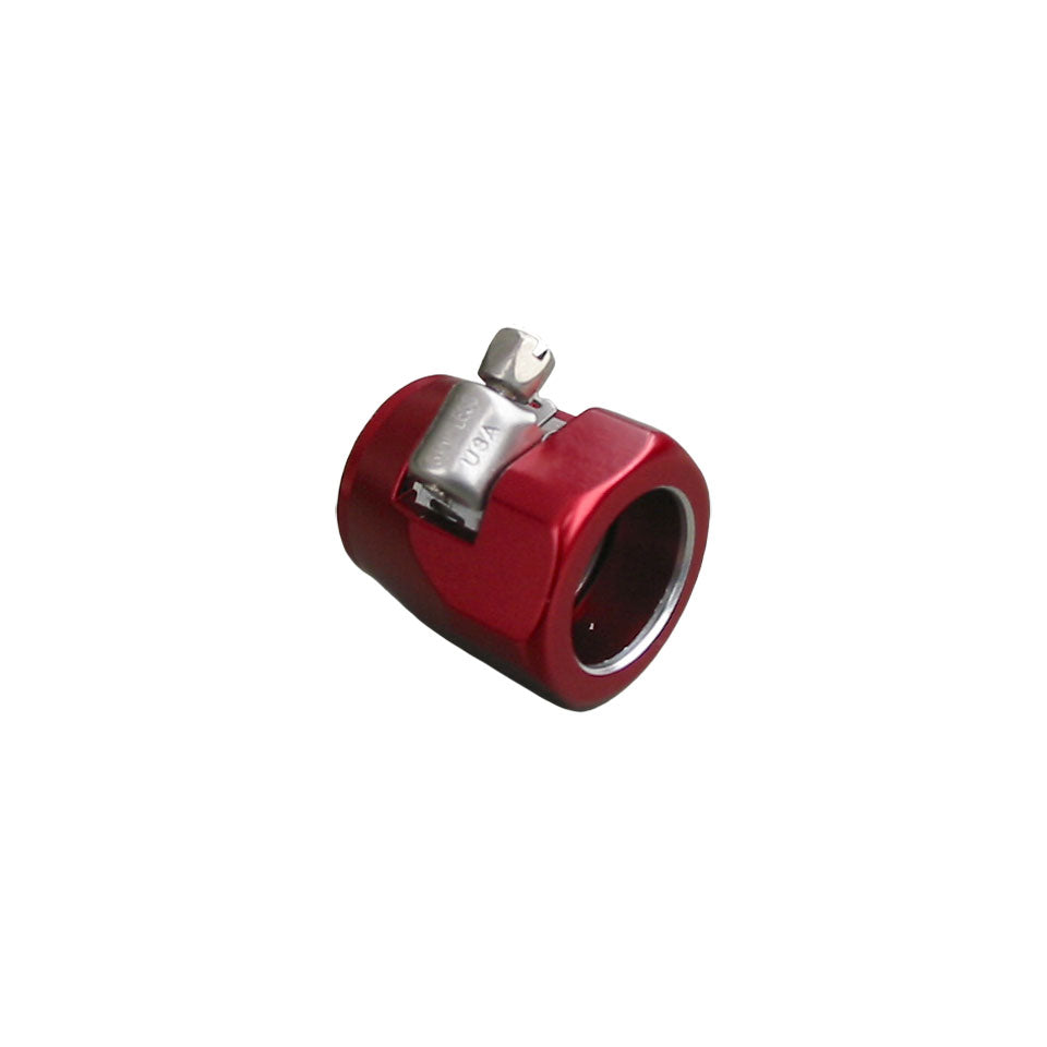 Red clamp, oil line
