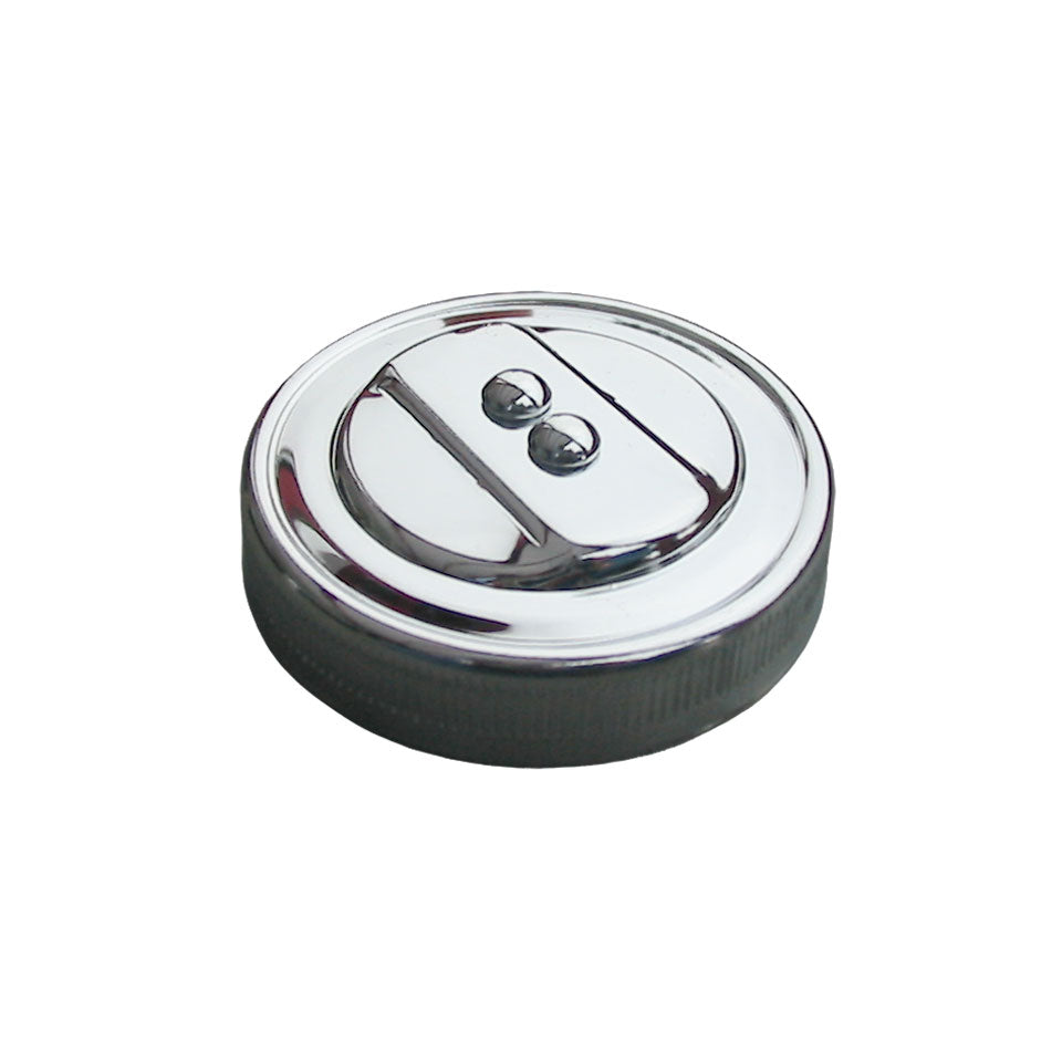 Oil cap stockstyle, chrome, with seal