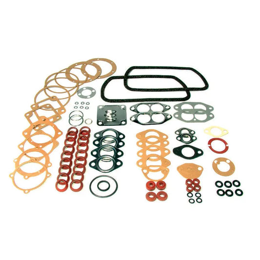 ELRING gasket set 1.3-1.6 & 1.2 70->, with flywheel oil seal: Beetle (1965-1979), T2 Bay (1968-1979), T2 Split Bus (1963-1967)