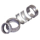 Engine Main Bearing Set, 1200-1600cc, 0.25 Crank x 0.50 Case x Std Thrust: Beetle (1961-1979), T2 Bay (1968-1979), T2 Split Bus (1961-1967)