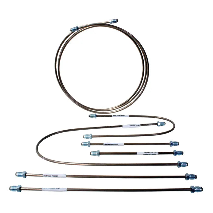 Copper Nickel Brake Pipe Set Single Circuit: Beetle (1958-1967), Beetle Cabrio (1958-1967)