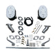 Manifolds and linkage 'Weber' ICT carburettors, single port