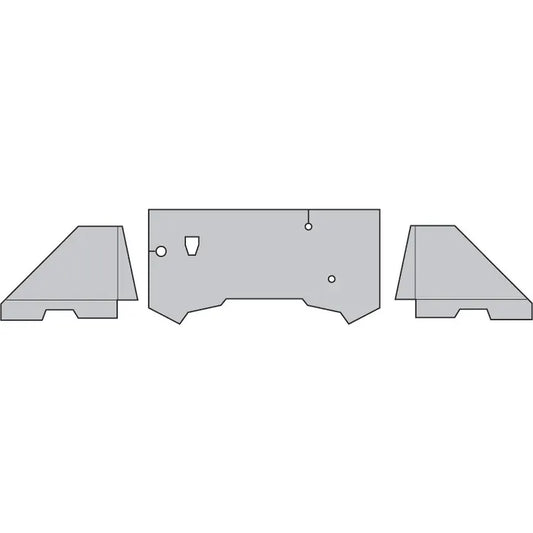 Three Piece Firewall Kit: Beetle (1950-1979), Beetle Cabrio (1950-1979)