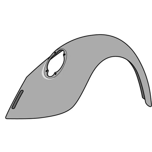 Wing Rear Right Zinc Galvanised: Beetle (1973-1974), Beetle Cabrio (1973-1974)