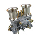 Weber IDF, 44 mm, with velocity stacks