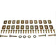 Floor Pan Installation Kit, Both Sides 52pc Beetle (1950-1979), Beetle Cabrio (1950-1979)