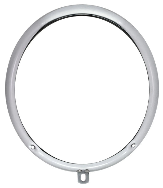Headlight Rim in Chrome 20 Past 8 Adjusting Screw Configuration: Beetle (1951-1967), T2 Split Bus (1950-1967)
