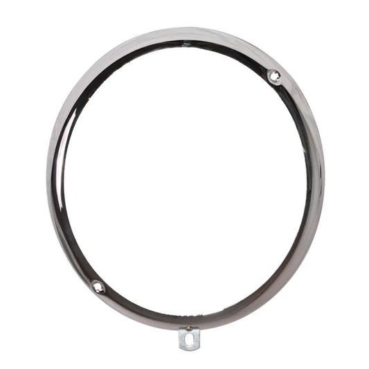 Headlight Rim in Chrome 10 Past 8 Adjusting Screw Configuration: Beetle (1950-1967), T2 Split Bus (1950-1967)