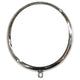 Headlight Rim in Chrome 10 Past 8 Configuration: Beetle (1960-1967), T2 Split Bus (1964-1967), 356 (1950-1965)