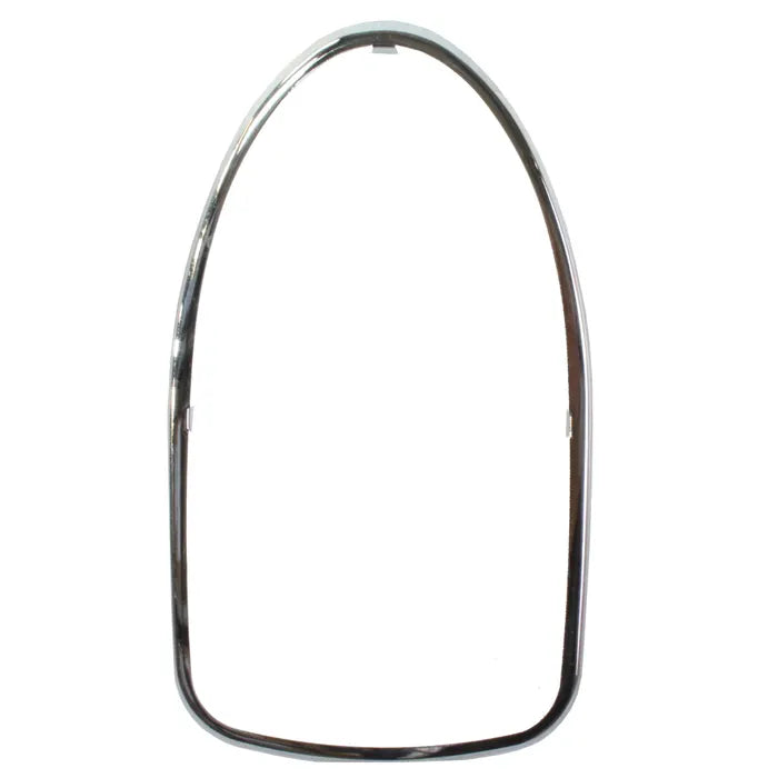 Rear light Lens Chrome Trim: Beetle (1968-1973), Beetle Cabrio (1968-1973)