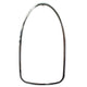 Rear light Lens Chrome Trim: Beetle (1968-1973), Beetle Cabrio (1968-1973)