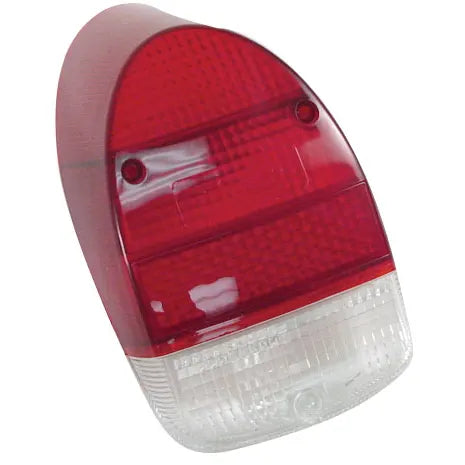 Rear Light Red and Clear Lens 1300cc: Beetle (1968-1973), Beetle Cabrio (1968-1973)