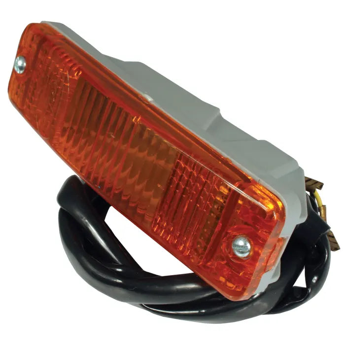 Bumper Mounted Front Indicator Assembly with Amber Lens: Beetle (1975-1979)