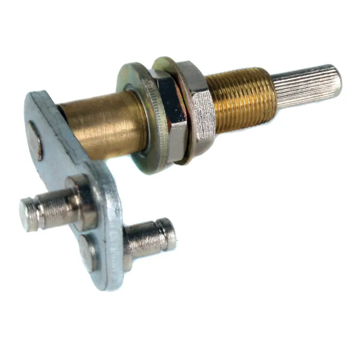 Wiper Spindle 2x5mm Pin 6mm Plain Shaft 9mm Thread Spindle Right: Beetle (1958-1964)