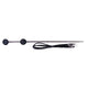 Aerial Dual Mount Chrome with Chrome Mounts: Beetle (1950-1979), T2 Bay (1968-1979), T2 Split Bus (1950-1967)