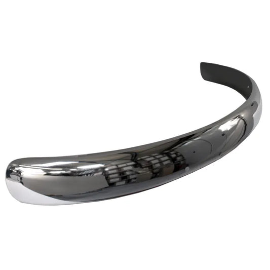 Rear Bumper, Chrome, Blade Style, Heavy Duty: Beetle (1953-1973), Beetle Cabrio (1953-1967)