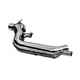 Heat exchanger, left, stock style, chrome