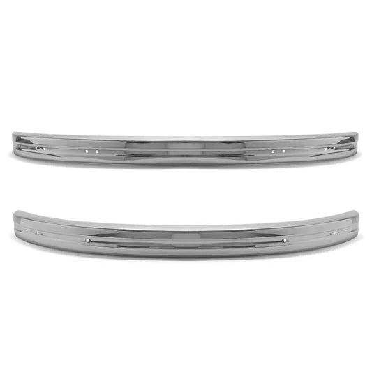 SSP Europa Bumper Set Front and Rear Stainless Steel: Beetle (1968-1974), Beetle Cabrio (1968-1973)