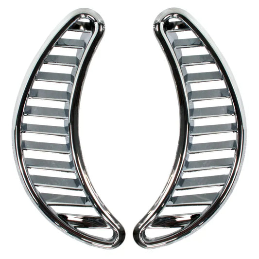 Half Moon Vents in Chrome: Beetle (1971-1979)