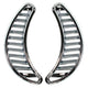 Half Moon Vents in Chrome: Beetle (1971-1979)
