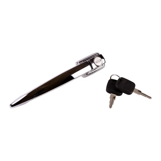Locking Door Handle with Keys in Chrome: Beetle (1960-1966), Beetle Cabrio (1960-1966)