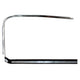 Outer Window Aluminium Trim with Scraper for the Left Side: Beetle (1953-1964)