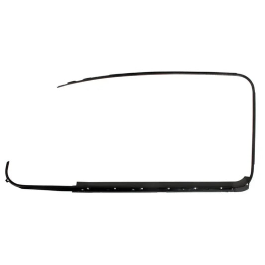 Outer Window Black Trim with Scraper for the Left Side Beetle (1965-1979)