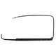 Outer Window Black Trim with Scraper for the Left Side Beetle (1965-1979)