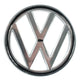 VW Emblem Badge, Chrome, Bonnet: Beetle (1963-1979)