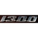 1300 Script Badge: Beetle (1965-1966), Beetle Cabrio (1965-1966)