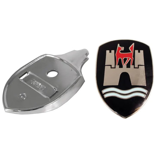 Wolfsburg Bonnet Crest Badge Including Plinth > Beetle 1960-1963