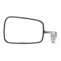 Wing Mirror with Chrome Arm, Stainless Steel Head and Black Trim Left: Beetle (1968-1979)