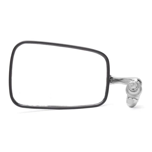 Wing Mirror with Chrome Arm, Stainless Steel Head and Black Trim Left: Beetle (1968-1979)
